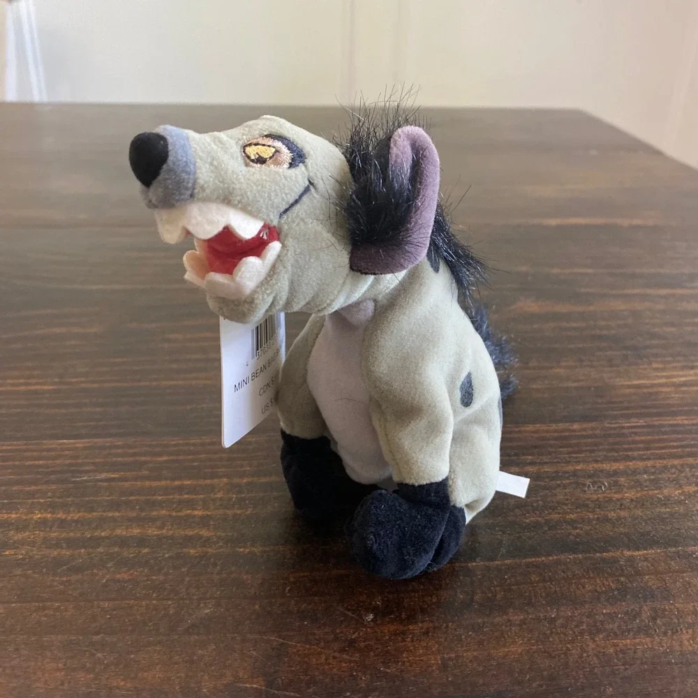 Disney Store Lion King Banzai Hyena Mini Bean Bag Plush 8 inch‎ NWT Vintage